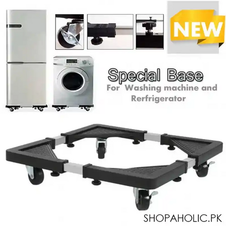 multifunctional heavy duty movable type special base for washing machine and refrigerator main image