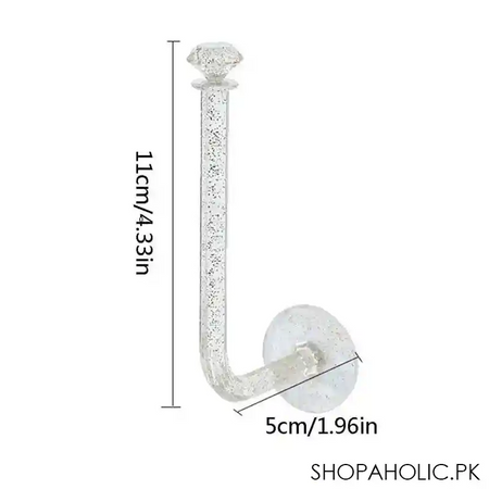 multipurpose crystal wall hair rope holder rack for jewelry necklace bracelet organizer stand hook image5