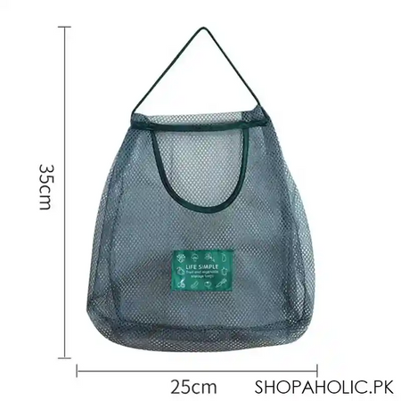 multipurpose hanging vegetable and fruit storage net bag organizer for kitchen image7
