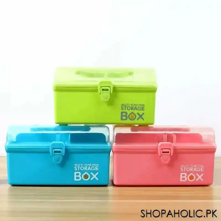 multipurpose medicine storage box with removable tray image4