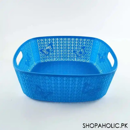 multipurpose plastic storage basket   square main image