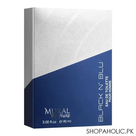 mural de ruitz black n' blu pour homme eau de toilette, fragrance for men, 100ml image2