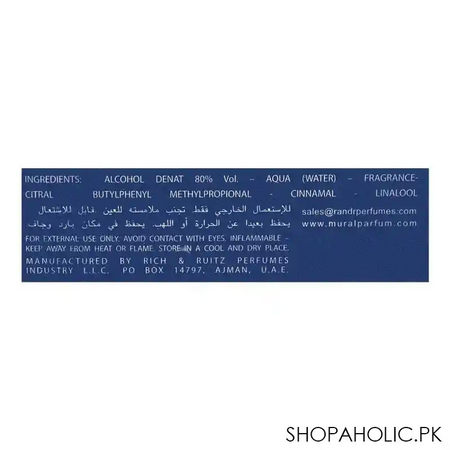 mural de ruitz black n' blu pour homme eau de toilette, fragrance for men, 100ml image3