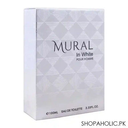 mural de ruitz mural in white pour homme eau de toilette, 100ml main image
