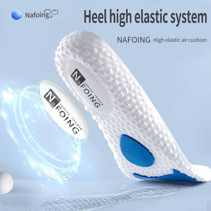 Nafoing Breathable Orthopedic Sports Insole with Shock Absorption