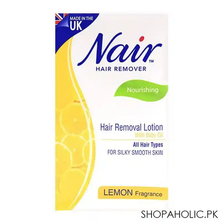 nair lemon nourishing hair removal lotion 120ml image2