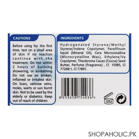 nair pretty mini wax strips, for body, bikini & sensitive areas, with chamomile & blueberry extract, 12 pack image3