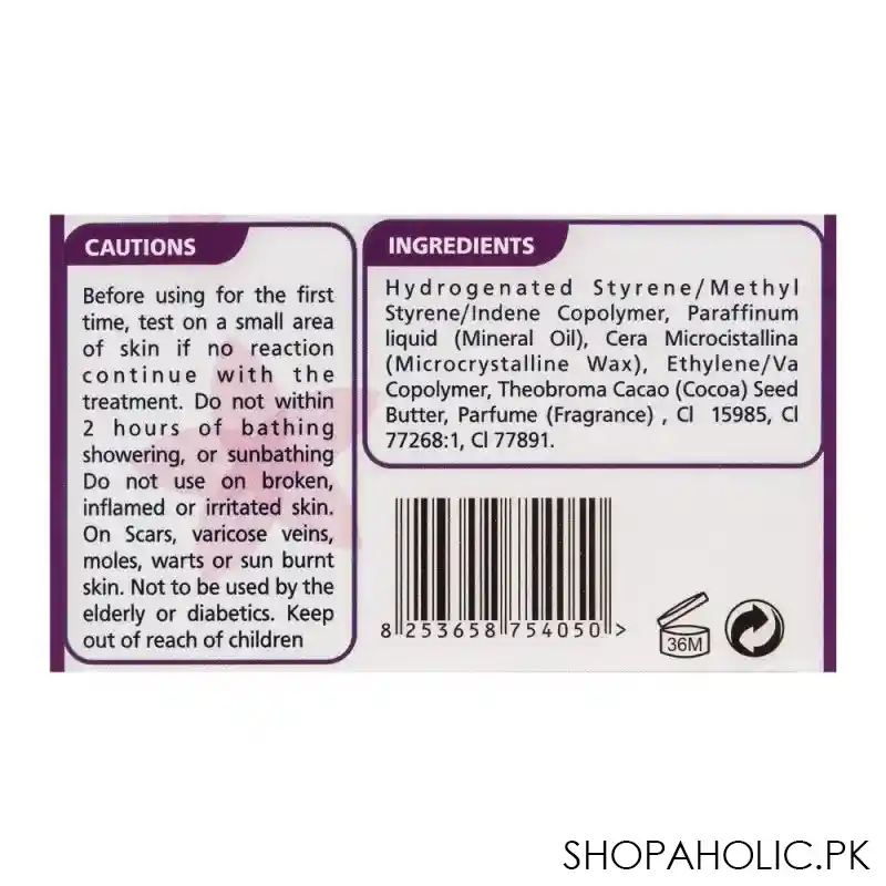 nair pretty mini wax strips, for body, bikini & sensitive areas, with chamomile & raspberry extract, 12 pack image3