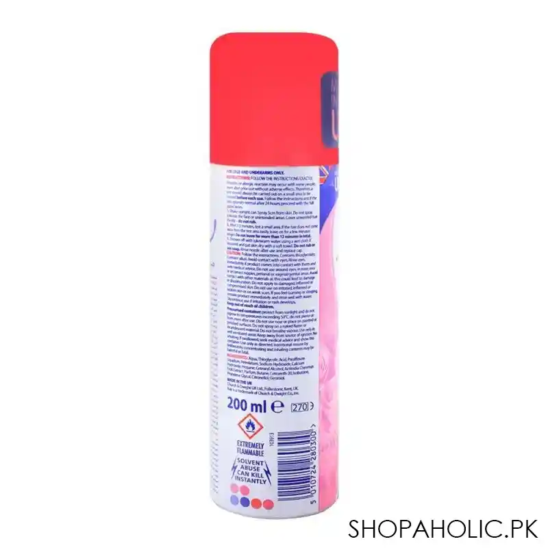 nair rose baby oil hair removal spray 200ml image2