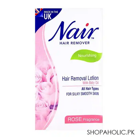 nair rose nourishing hair removal lotion 120ml image2