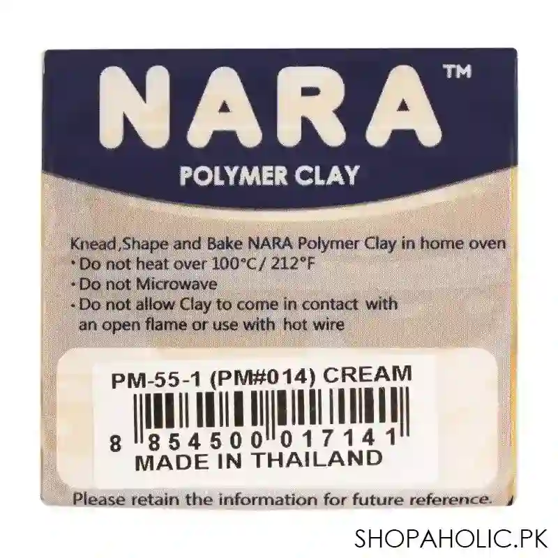 nara polymer clay, cream, 55g image2