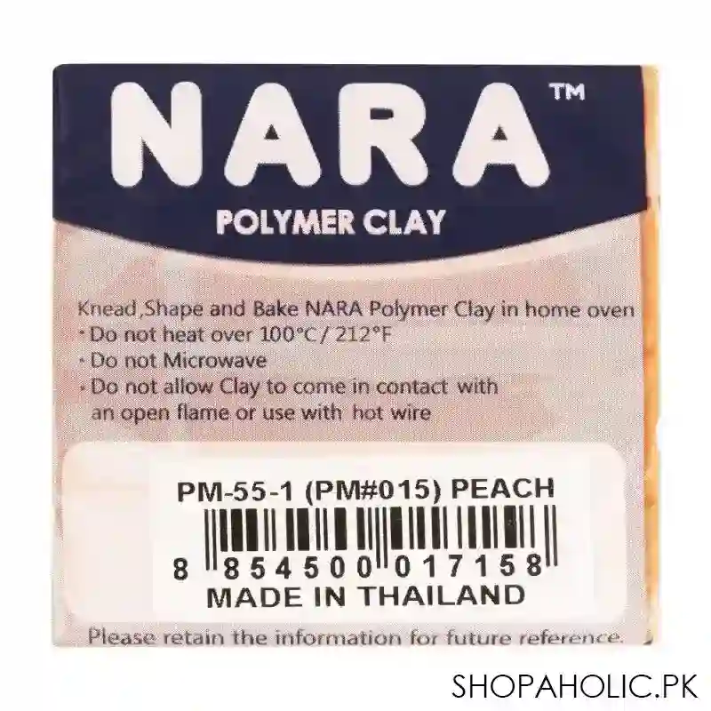 nara polymer clay, peach, 55g image2