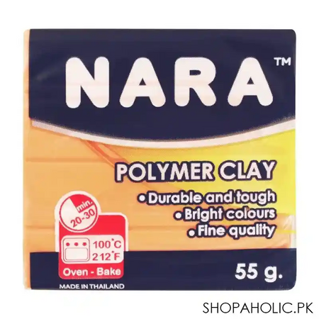 nara polymer clay, peach, 55g main image