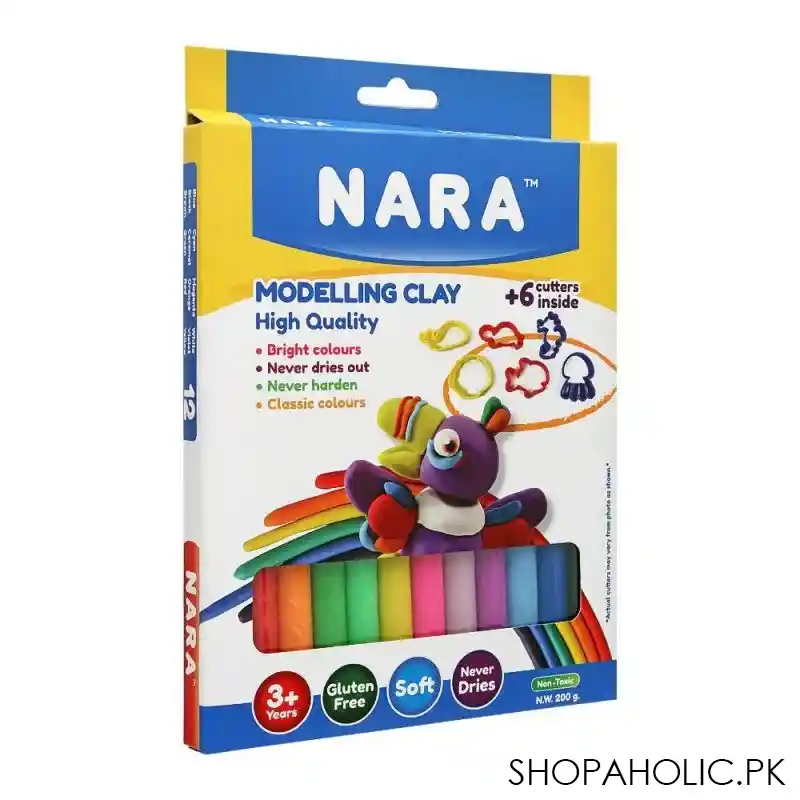 nara sea world high quality modelling clay, 3+ years, 200g, na bx main image