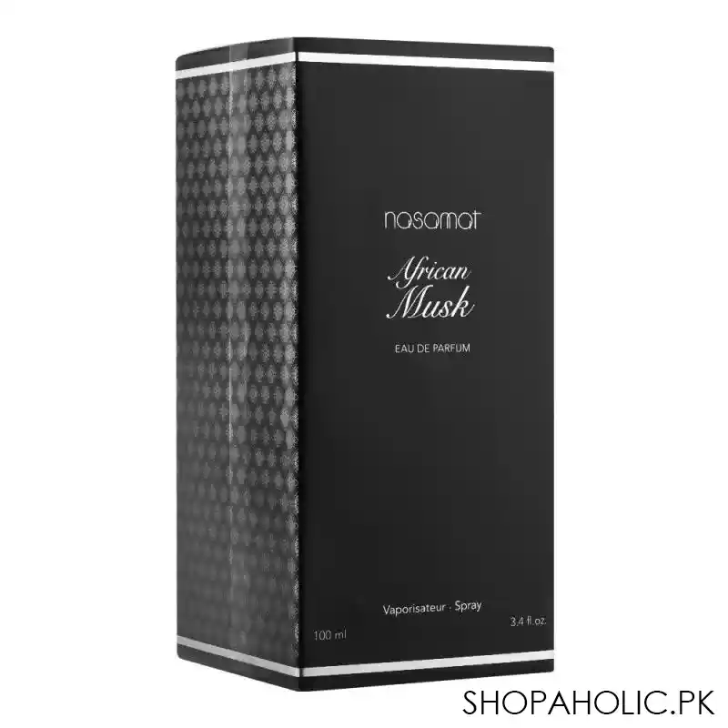 nasamat african musk eau de parfum, for men & women, 100ml image2