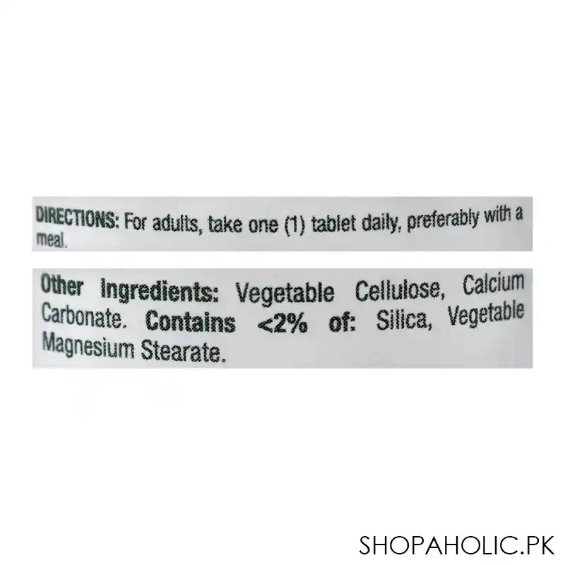 nature's bounty folic acid, 400mcg, 250 tablets, vitamin supplement image4