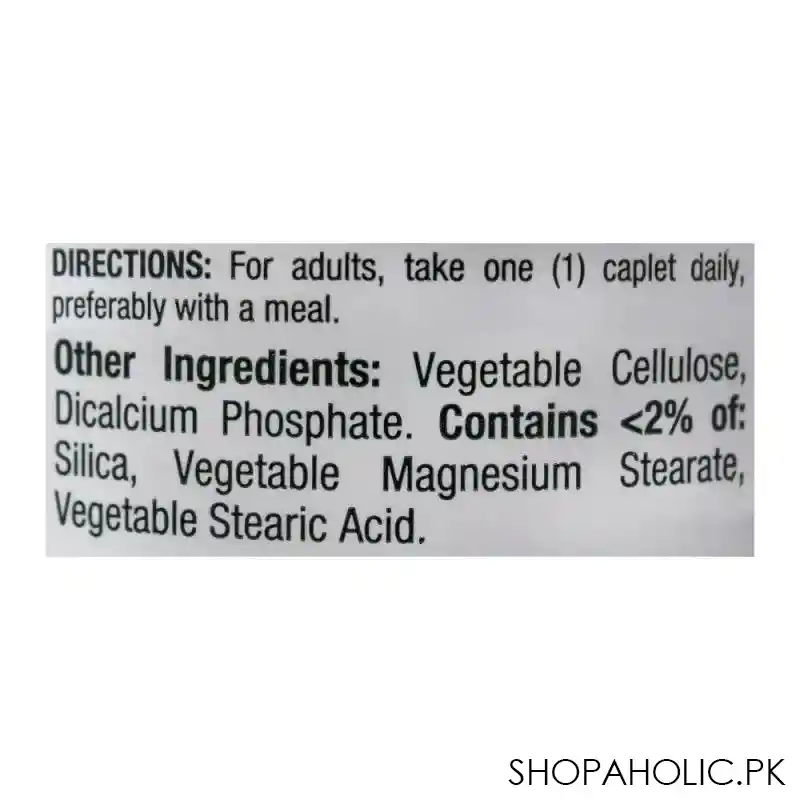 nature's bounty zinc 50mg, 100 caplets, dietary supplement image4