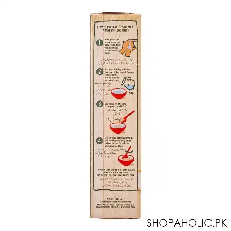 nestle cerelac nature's selection cereal, multigrain, pomegranate, cherries & apples, 350g image3