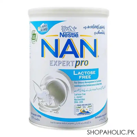 nestle nan expert pro lactose free, 400g main image