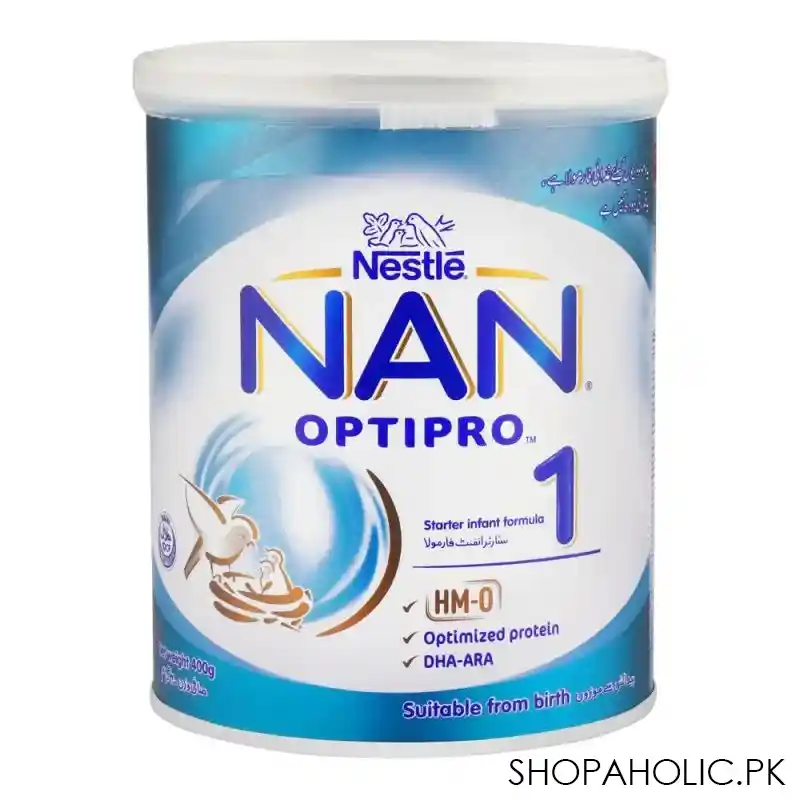nestle nan optipro, stage 1, starter infant formula, tin, 400g main image