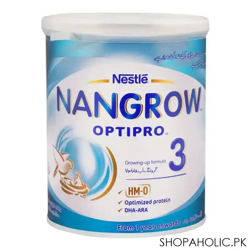 nestle nan optipro, stage 3, growing up formula, tin, 400g main image