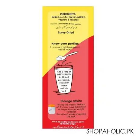 nestle nido fortigrow, pouch, 800g image3