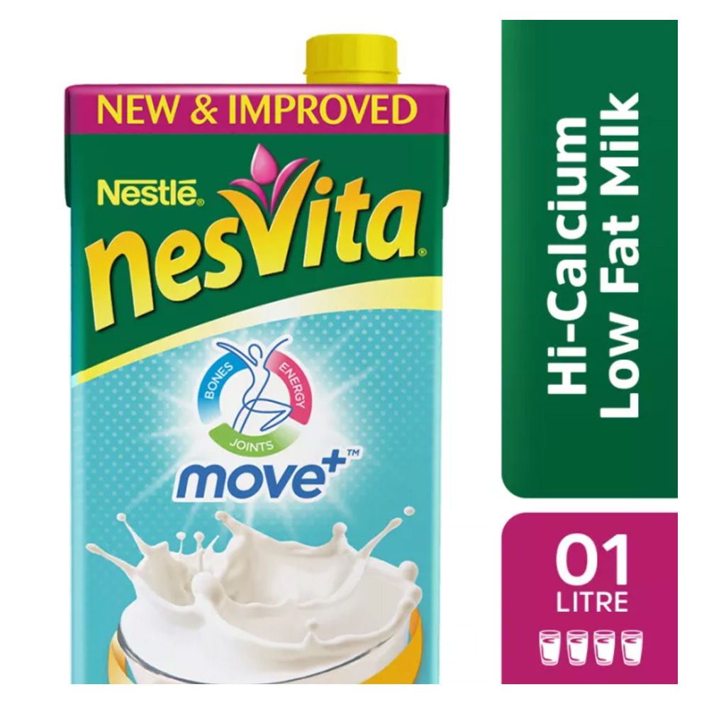 Nestle Nesvita Low Fat Milk, 1000ml, 12 Piece Carton - Main Image