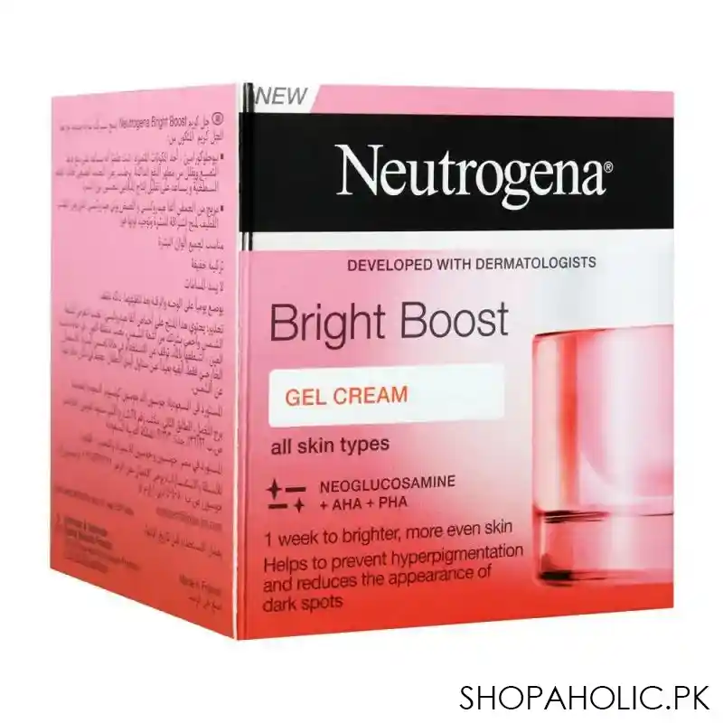neutrogena bright boost gel cream, 50ml image2
