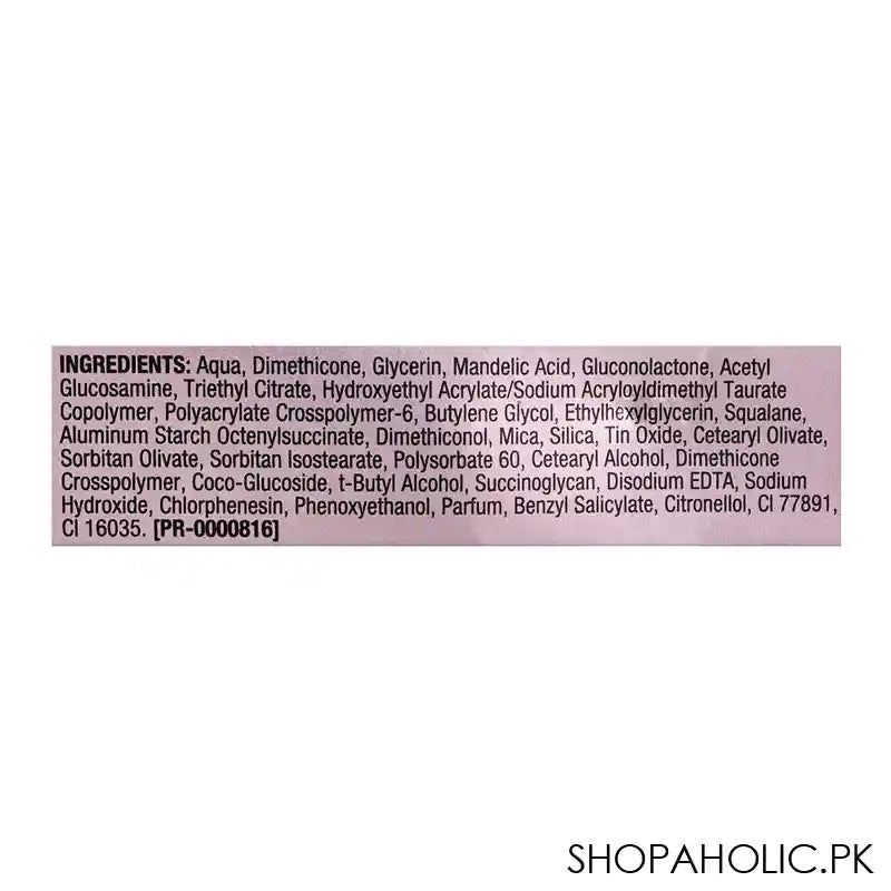 Neutrogena Bright Boost Neoglucosamine AHA+PHA Gel Cream, For All Skin Types, Reduce Hyperpigmentation & Dark Spots, 50ml - Image 4