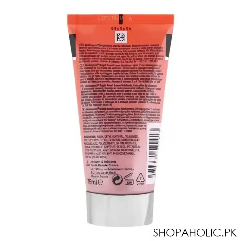 neutrogena bright boost resurfacing polish for all skin types, 75ml image2