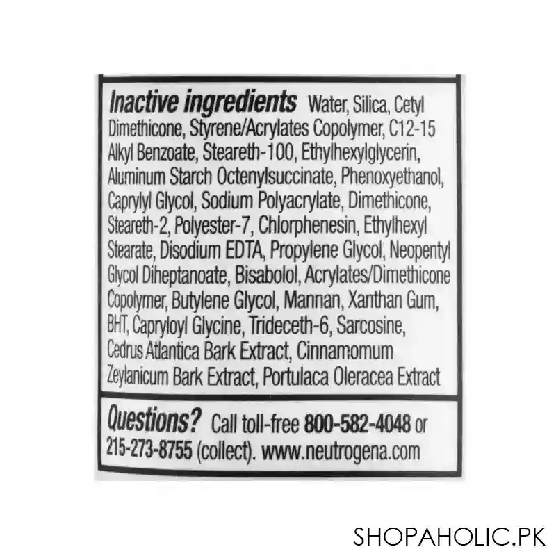 neutrogena clear face breakout free, oil free spf 50 sunscreen, 88ml image3