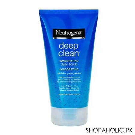 neutrogena deep clean invigorating daily scrub 150ml image2