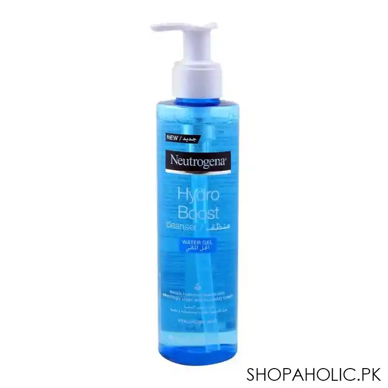 neutrogena hydro boost cleanser water gel, 200ml image2