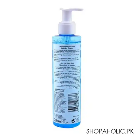 neutrogena hydro boost cleanser water gel, 200ml image3