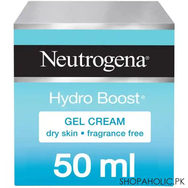 neutrogena hydro boost gel cream, dry skin, fragrance free, 50ml main image