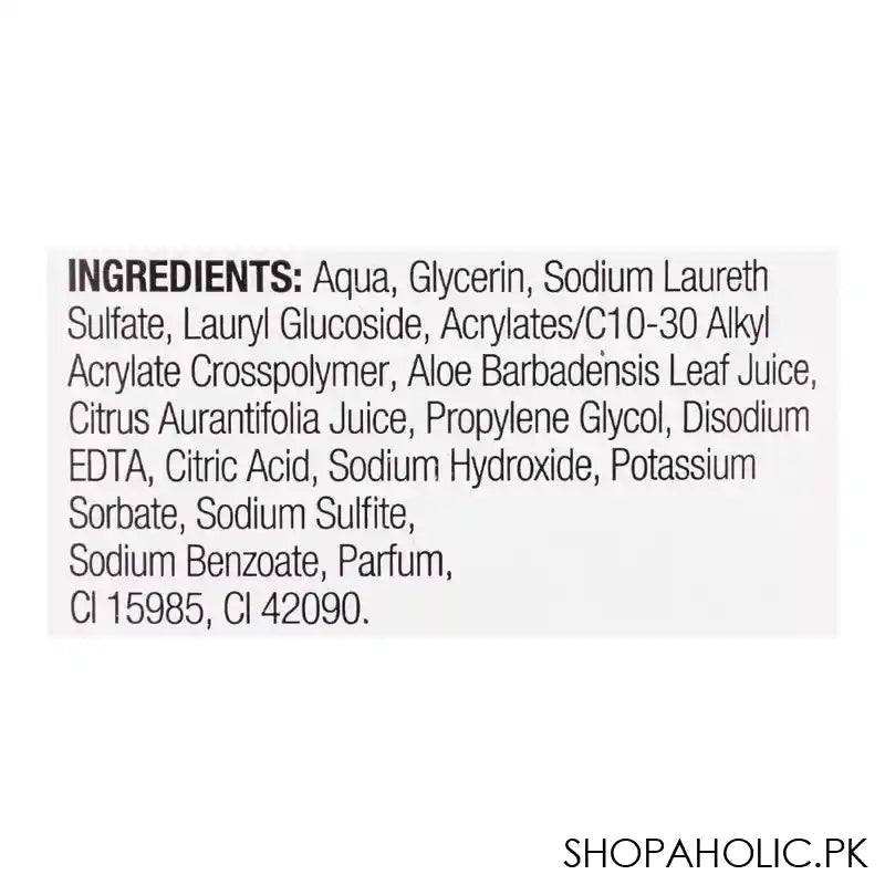 Neutrogena Oil Balancing With Lime Oil Free Skin Facial Wash, 200ml - Image 3