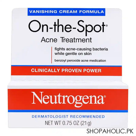 Neutrogena On-The-Spot Acne Treatment Vanishing Cream 21gm - Image 3