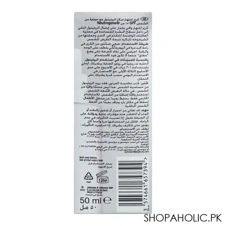 Neutrogena Retinol Boost Anti-Aging Day Cream With SPF 15, 50ml - Image 4