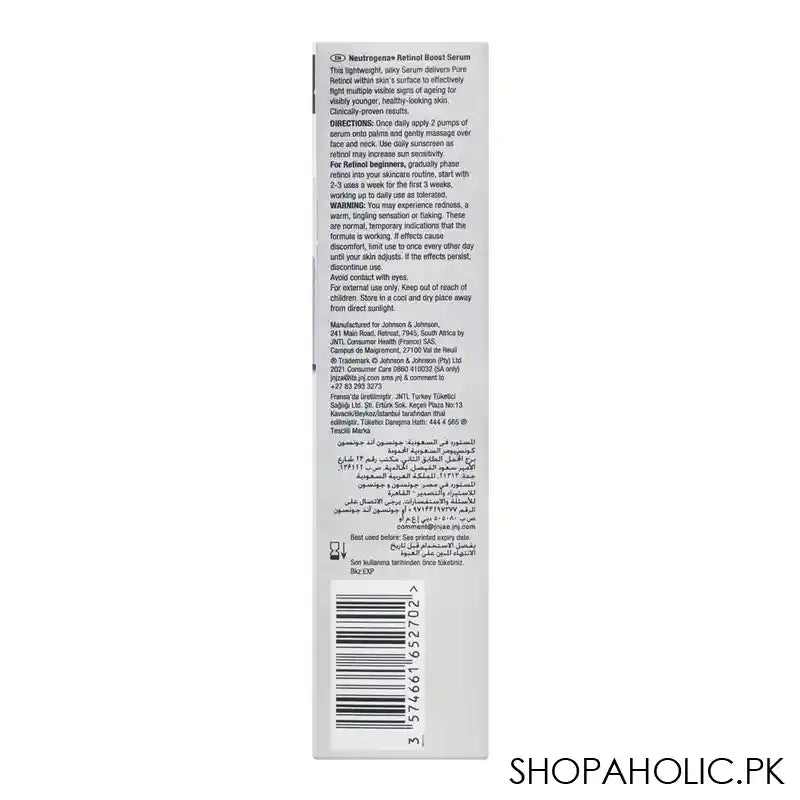 Neutrogena Retinol Boost Anti-Aging Serum, 30ml - Image 3
