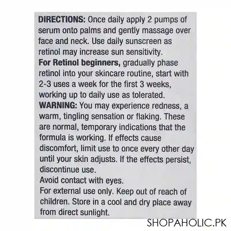 Neutrogena Retinol Boost Anti-Aging Serum, 30ml - Image 4