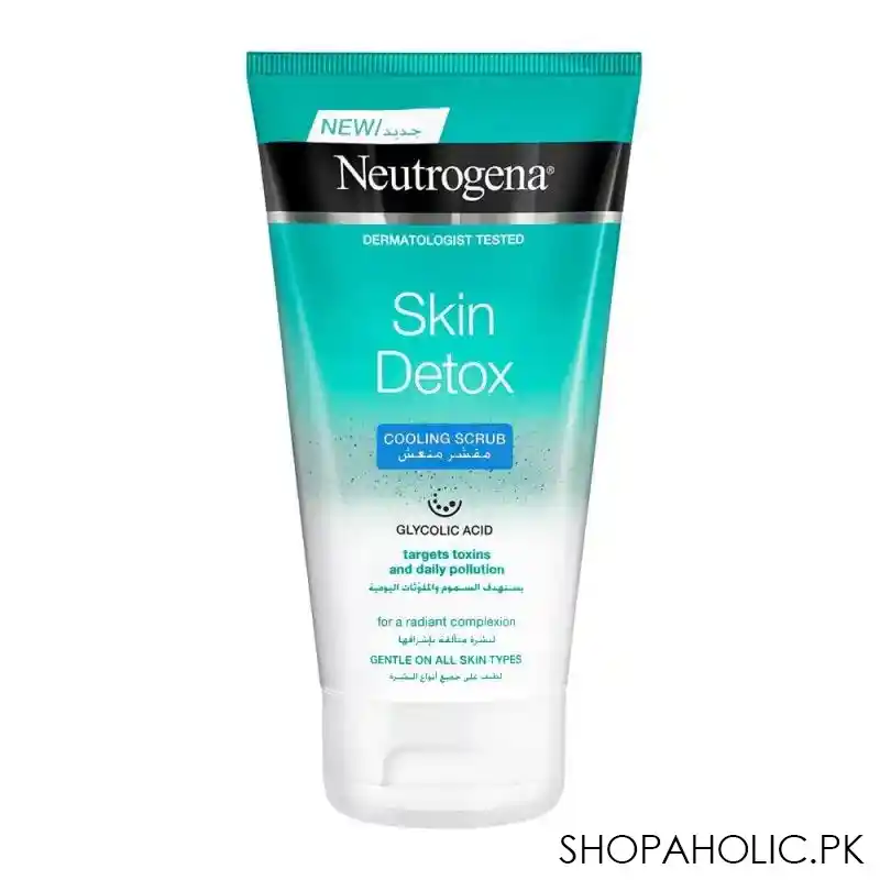 neutrogena skin detox cooling scrub, all skin types, 150ml image2