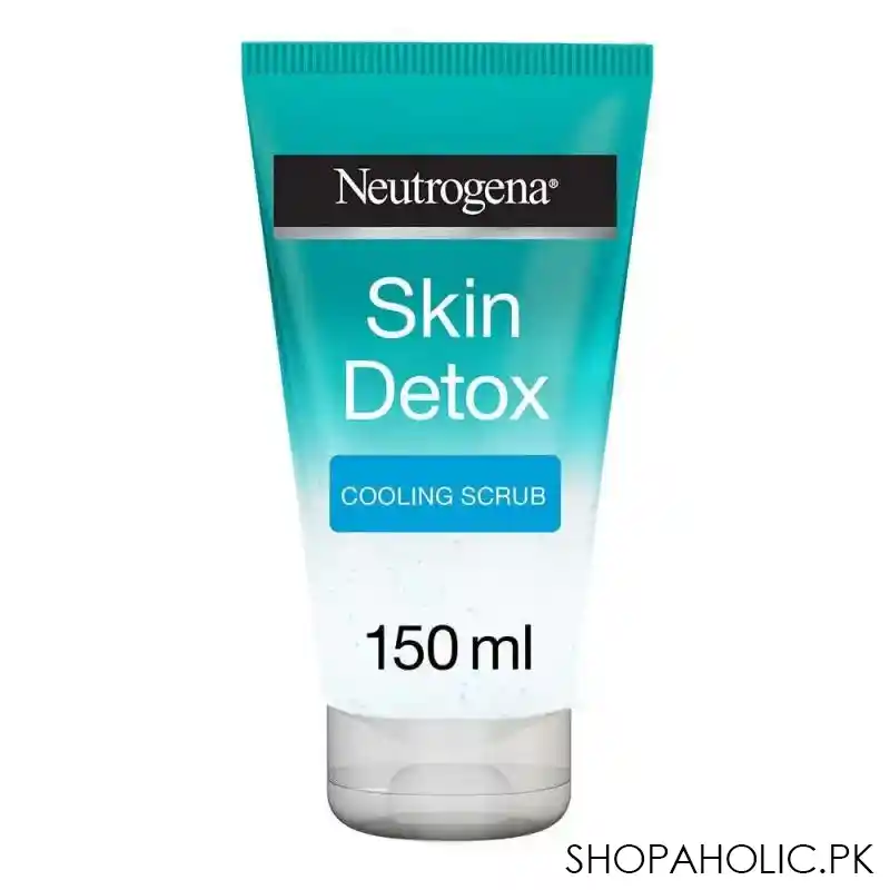 neutrogena skin detox cooling scrub, all skin types, 150ml main image