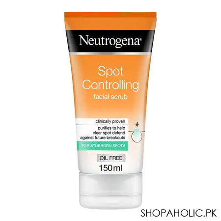 Neutrogena Spot Controlling Facial Scrub, For Stubborn Spots, 150ml - Main Image