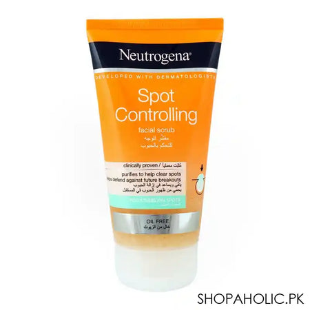 Neutrogena Spot Controlling Facial Scrub, For Stubborn Spots, 150ml - Image 5