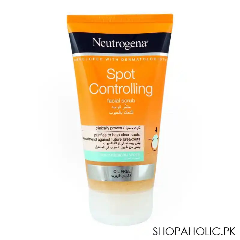 Neutrogena Spot Controlling Facial Scrub, For Stubborn Spots, 150ml - Image 5