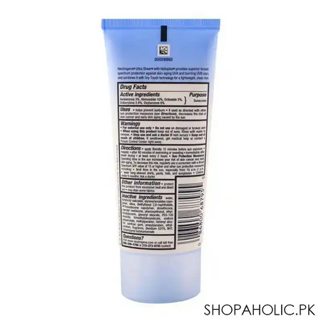 neutrogena ultra sheer dry touch sunscreen, spf 45, 88ml image2