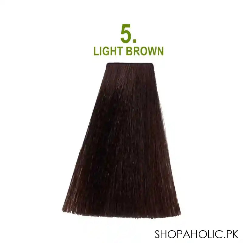 Neva Hair Color, 50ml, Kit Pack No. 5 Light Brown - Image 2