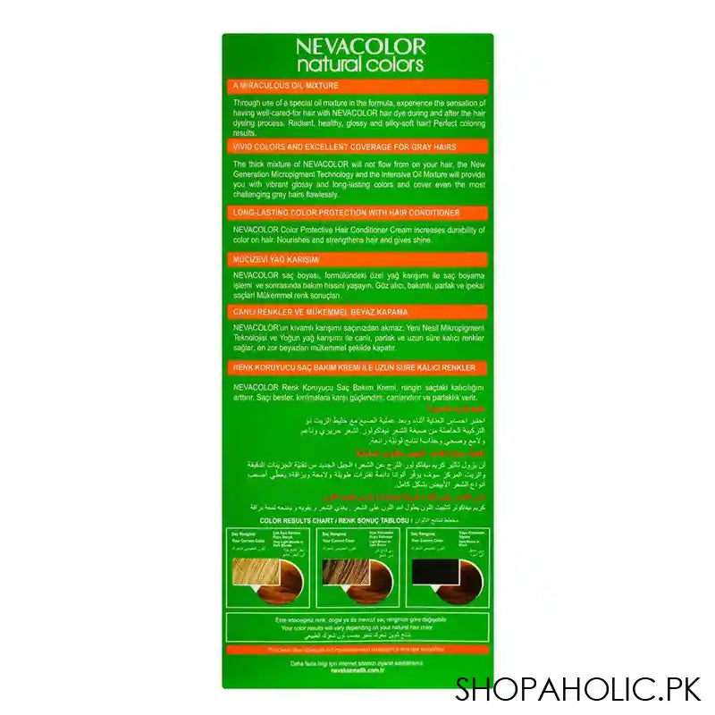 Neva Hair Color Kit, 100% Gray Coverage, Vegan, 50ml, 8.3 Golden Blonde - Image 7