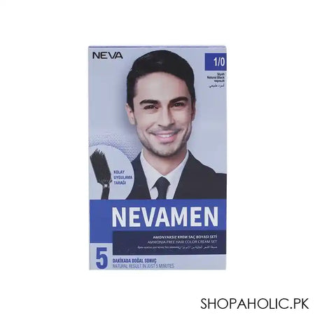Neva Men Hair Color, 80ml, No. 1 Set - Main Image