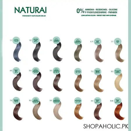 Neva Naturalis Hair Color, 60ml, Kit Pack No. 7.0 Intense Blonde - Image 5